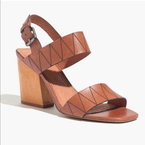 Madewell Karina Slingback Leather Sandal